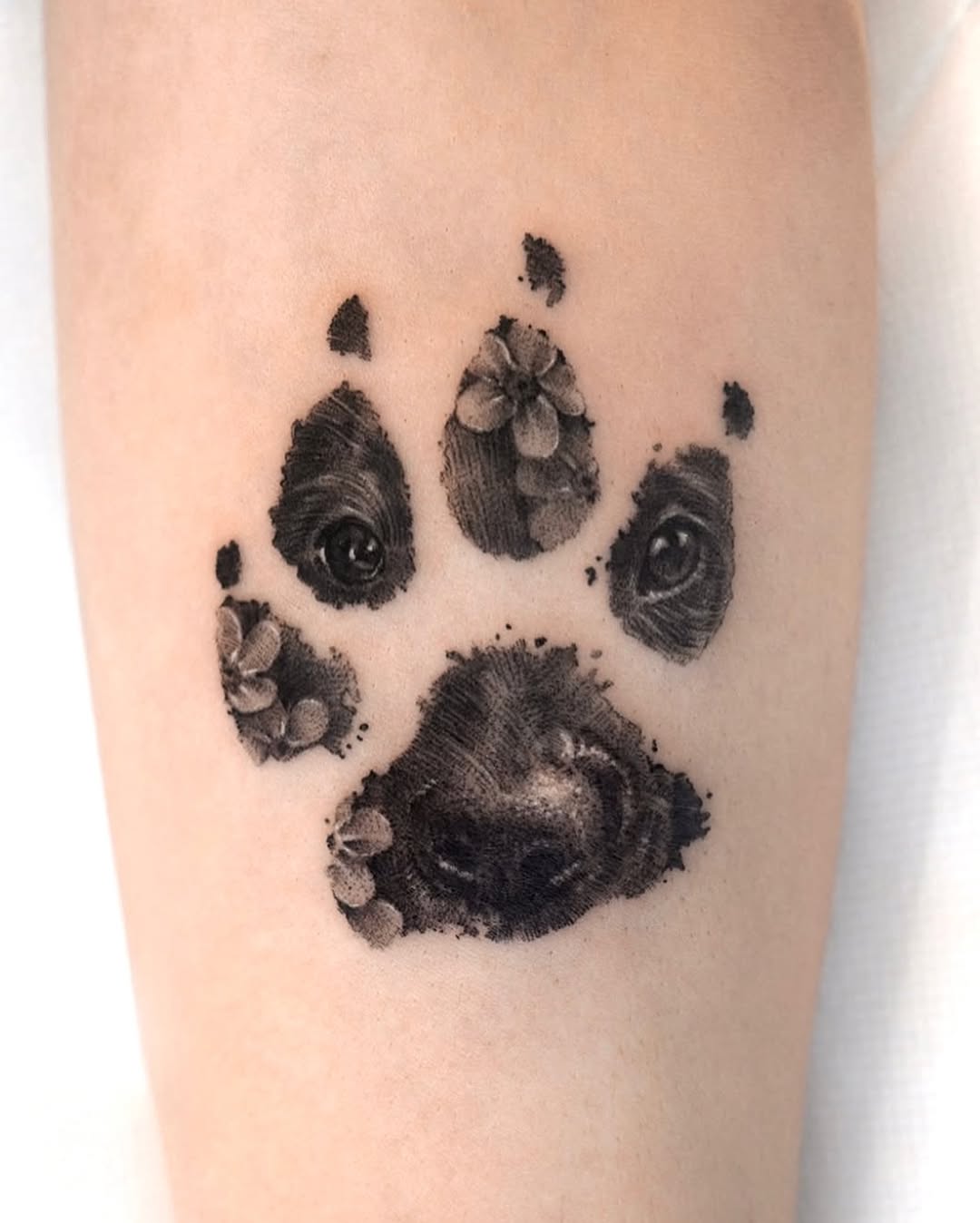 Tattoo by @tattooist_kimria — realism, black_and_grey