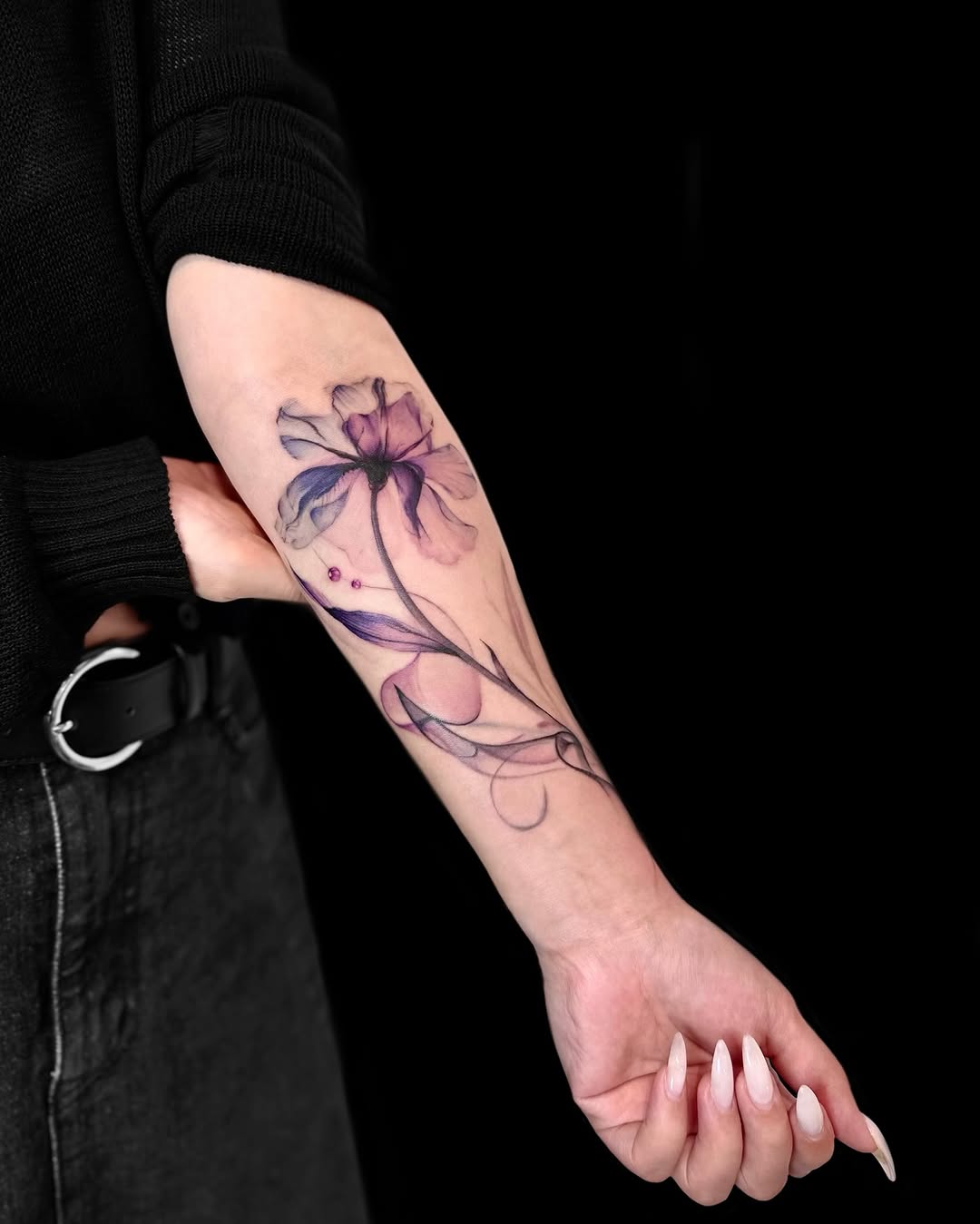 Tattoo by @rroy.ink — watercolor, fine_line