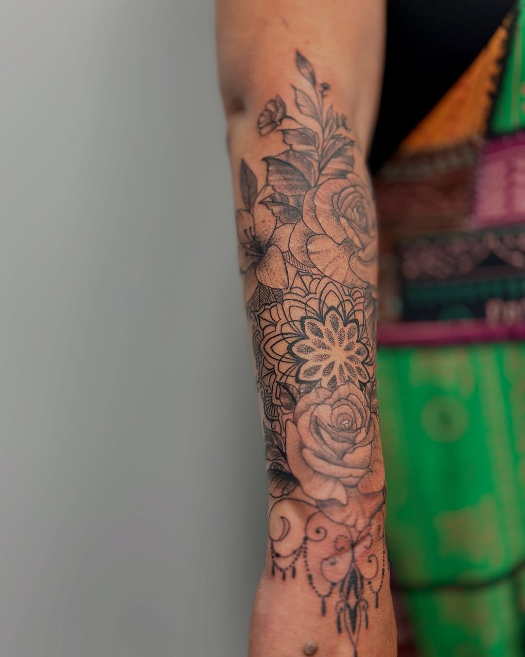 Tattoo by @aj_inkvillage — black_and_grey