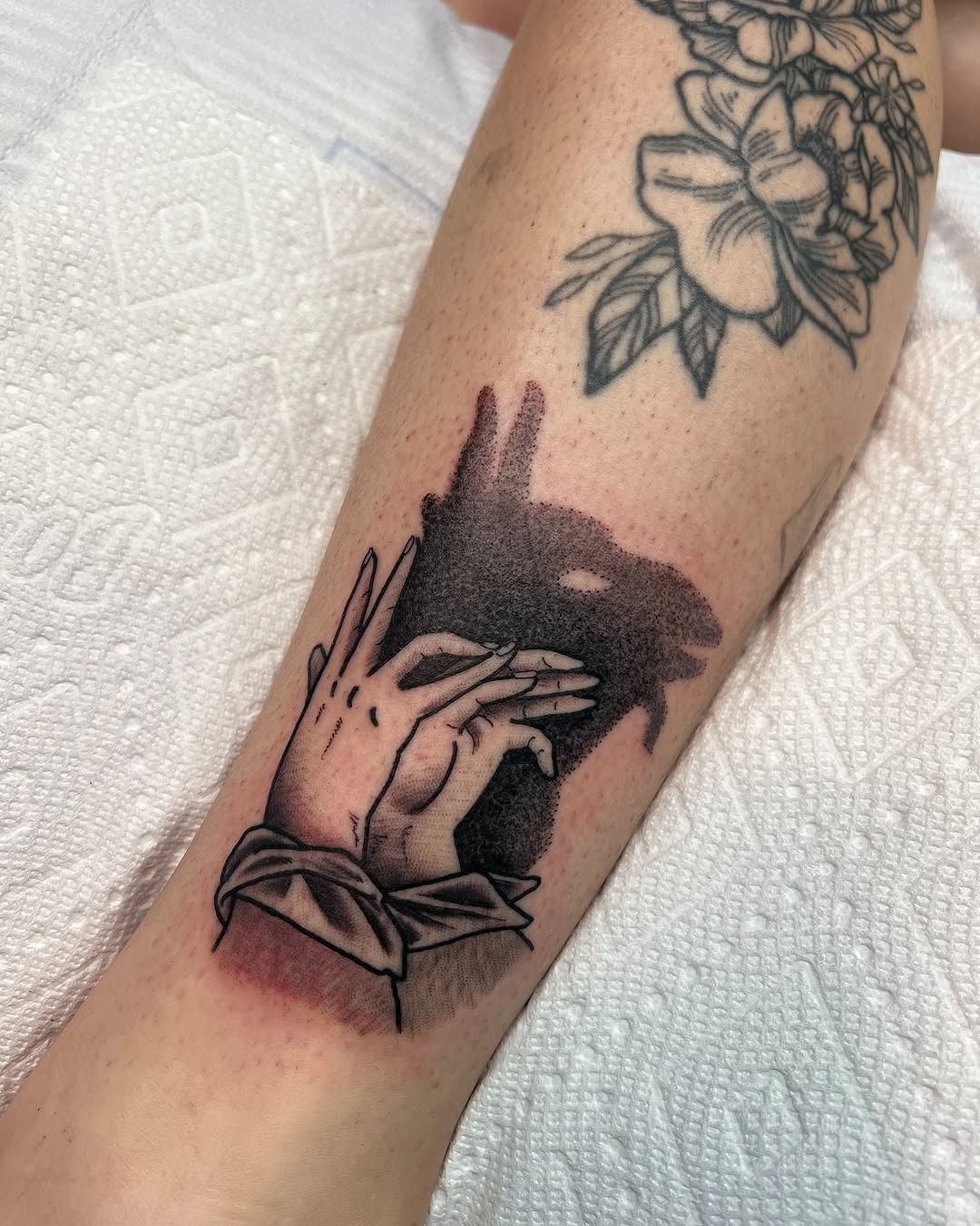 Tattoo by @danielpatricktattooer — black_and_grey