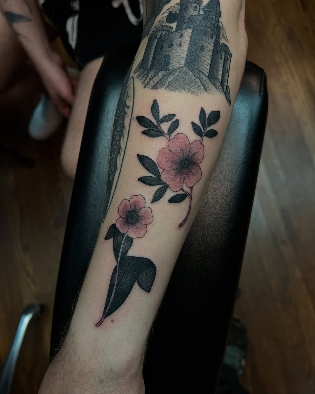 Tattoo by @danielpatricktattooer — blackwork