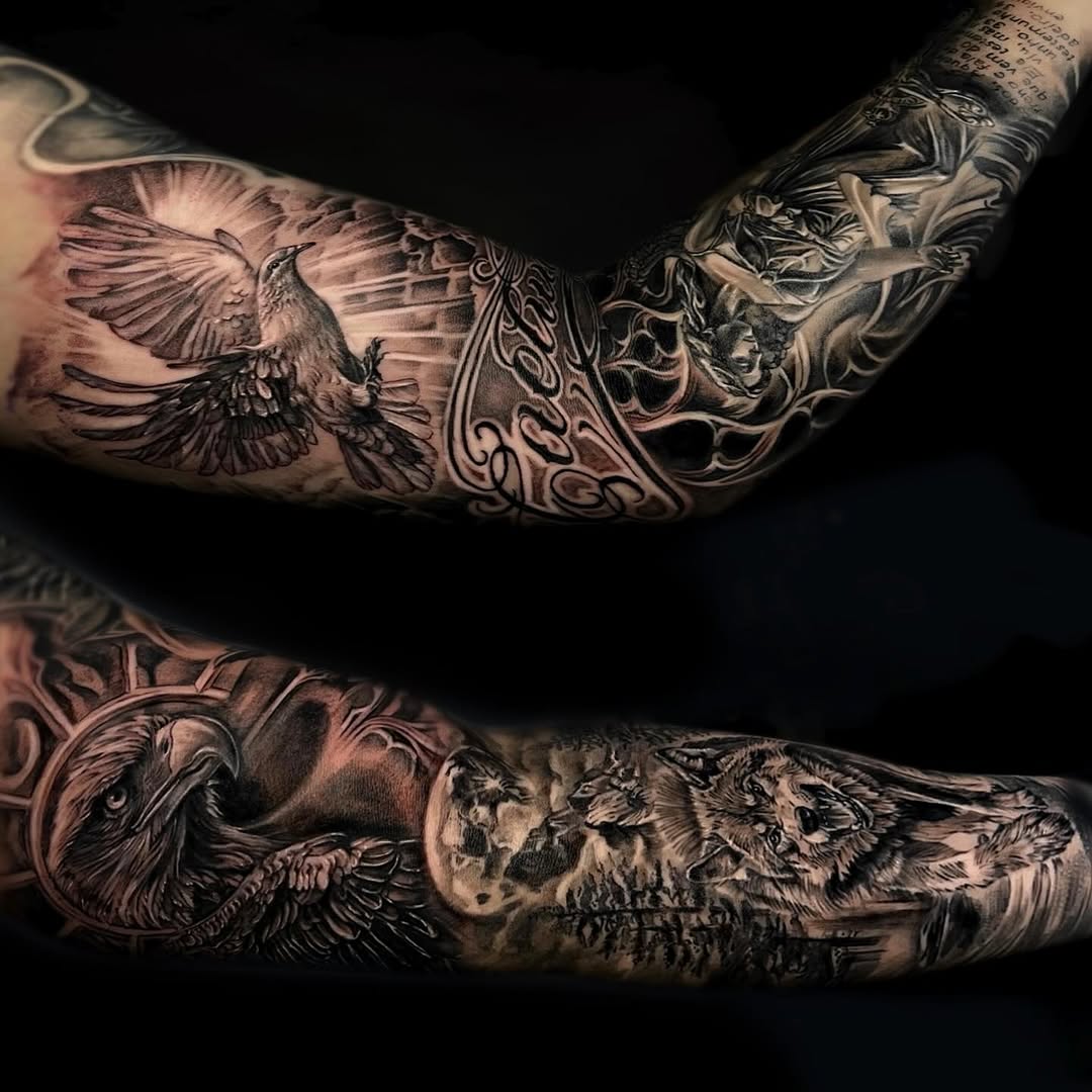 Tattoo by @hari__tattooer — realism, black_and_grey