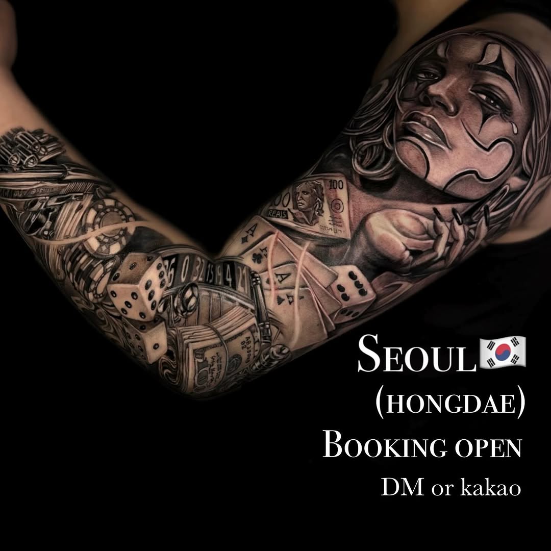 Tattoo by @hari__tattooer — realism, black_and_grey