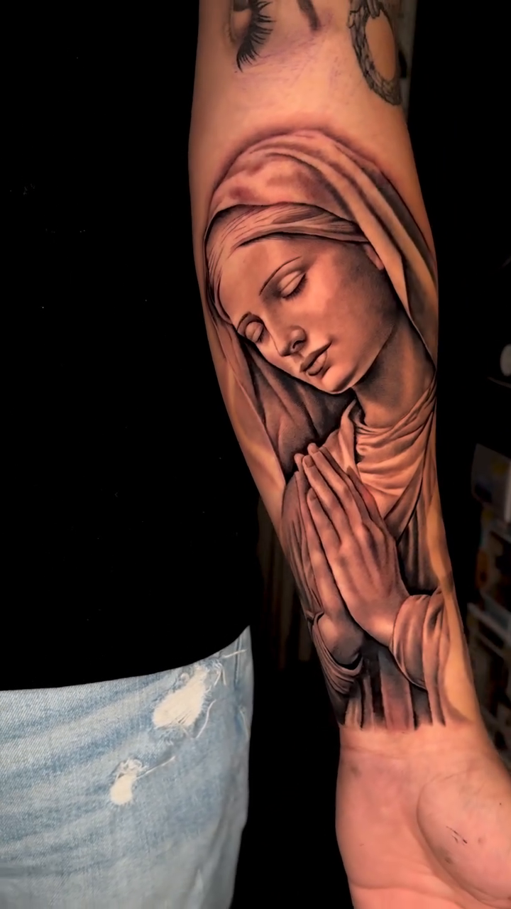 Tattoo by @truly.gloomyink โ black_and_grey, realism