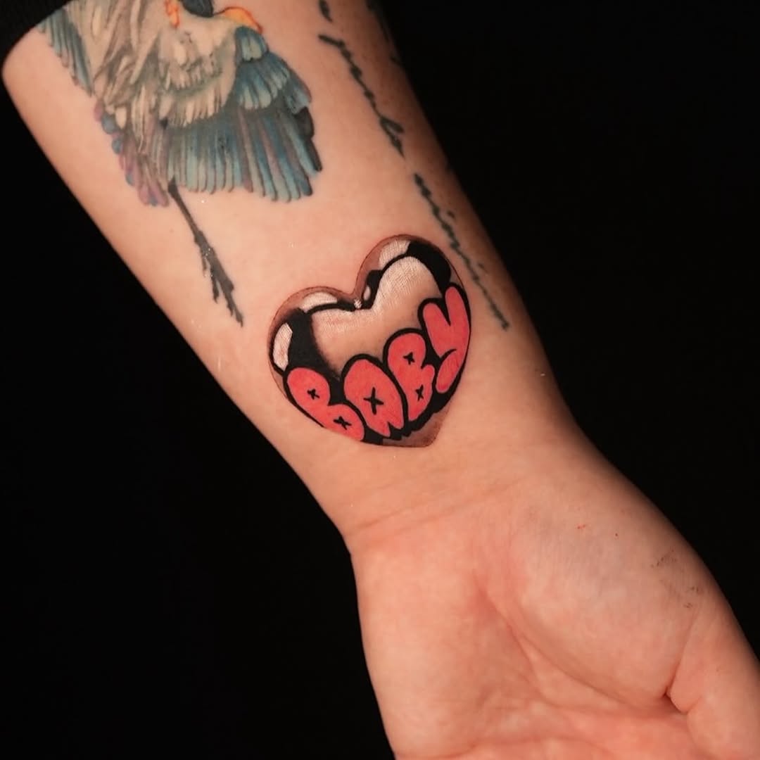 Tattoo by @jermlew_tattoo — lettering_script