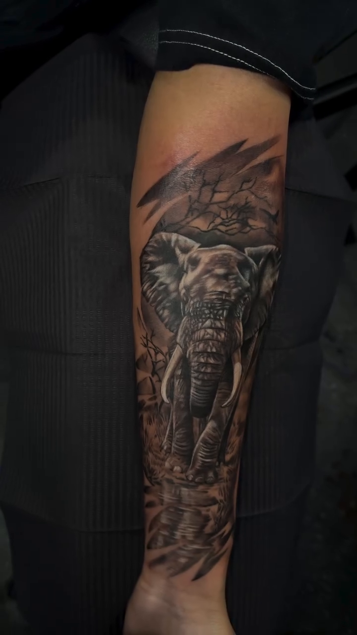 Tattoo by @tattsbybruno — realism, black_and_grey