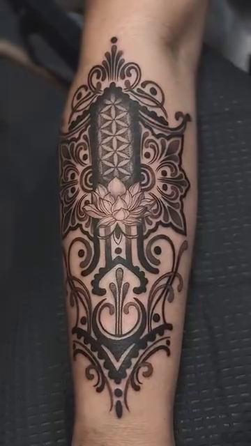 Tattoo by @spiritfleshtattoo — geometric, ornamental