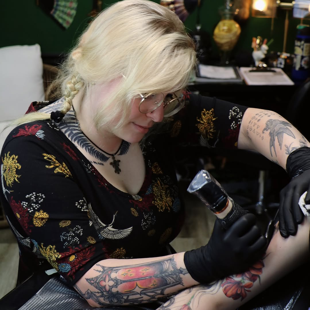 Tattoo by @_olive_tattoos_ — illustrative, realism