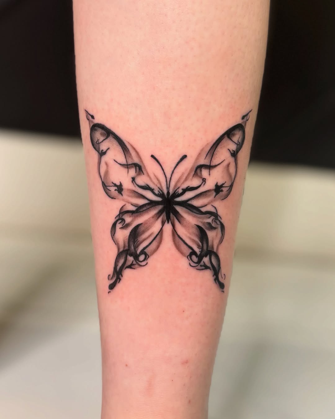 Tattoo by @colourblindtattoo — black_and_grey, fine_line