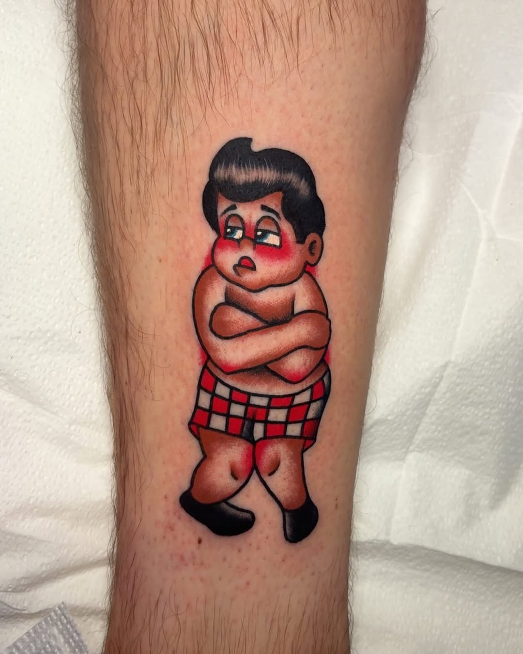 Tattoo by @chrisprincejr — american_traditional, illustrative