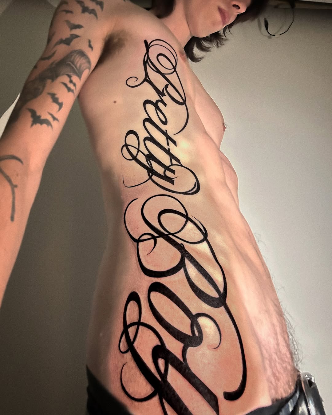 Tattoo by @hayleybayleytattoos โ lettering_script