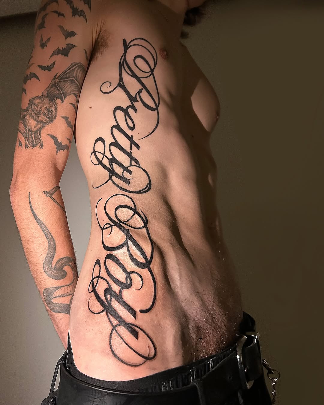Tattoo by @hayleybayleytattoos โ lettering_script