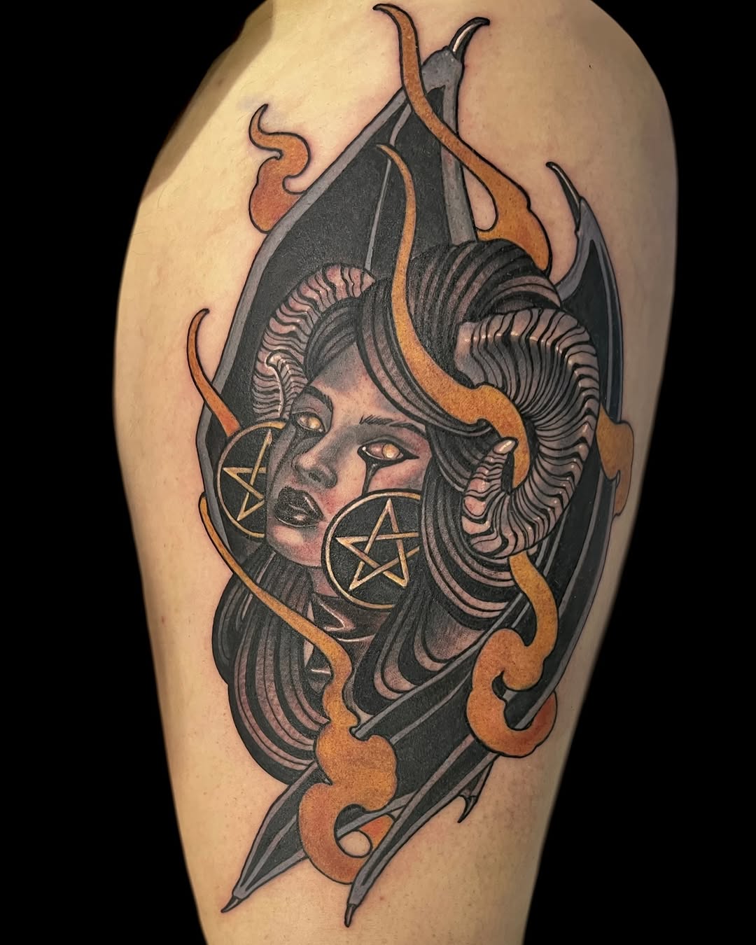 Tattoo by @bitchcraft.tattoo — illustrative, dark_realism
