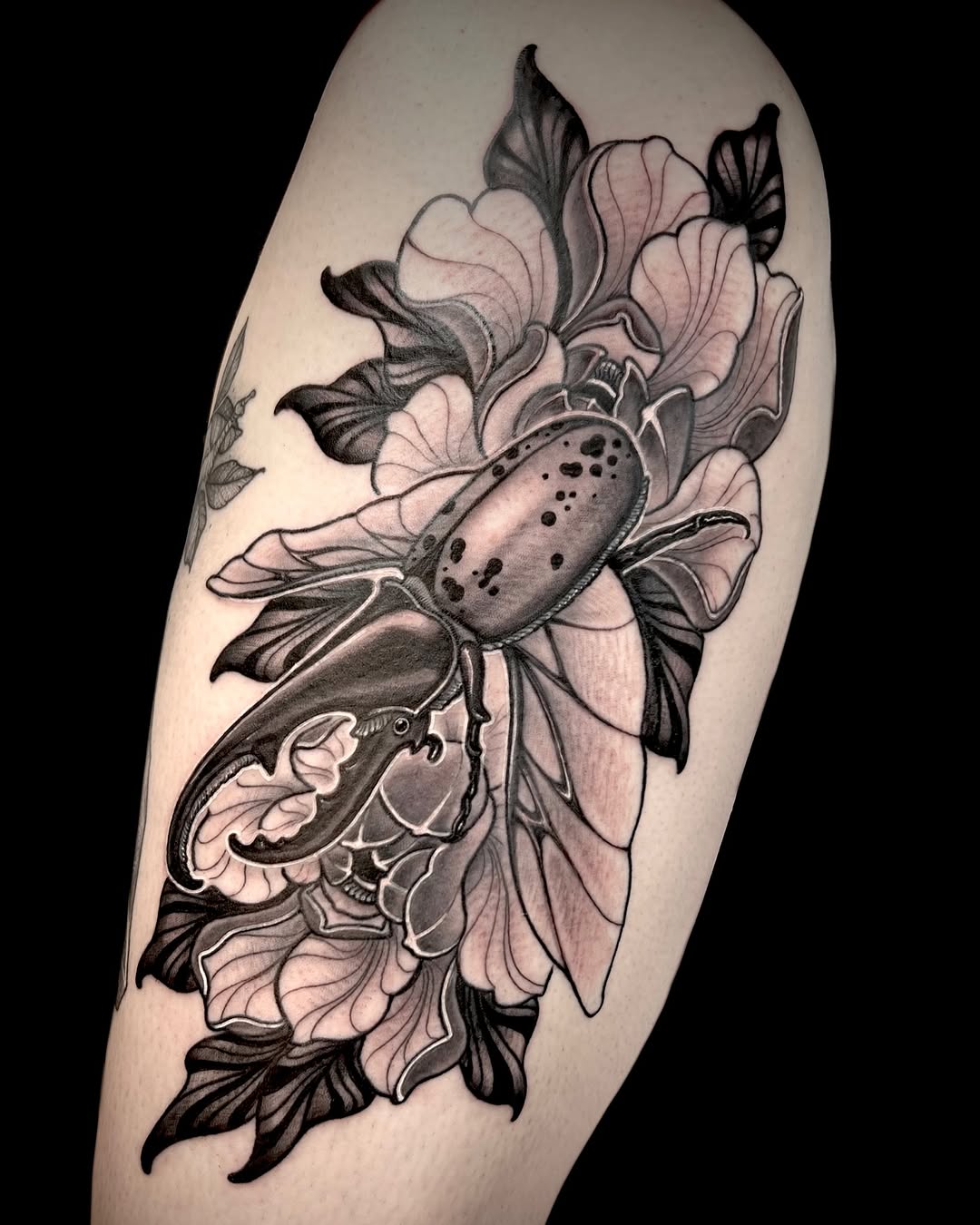 Tattoo by @bitchcraft.tattoo — black_and_grey, illustrative