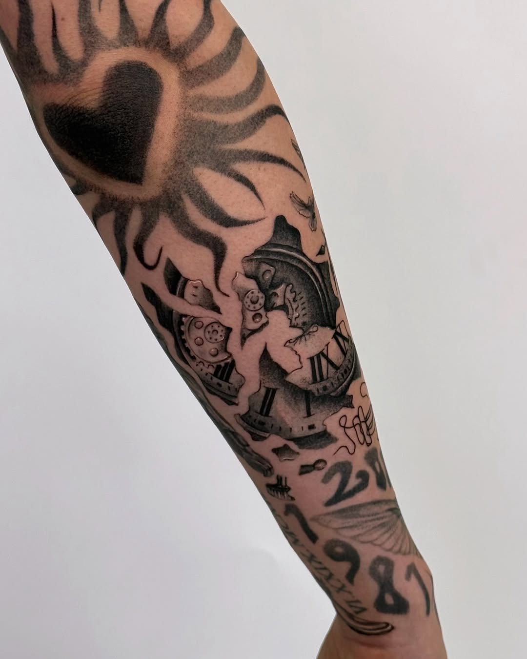 Tattoo by @ilovebluestattoos — black_and_grey, realism