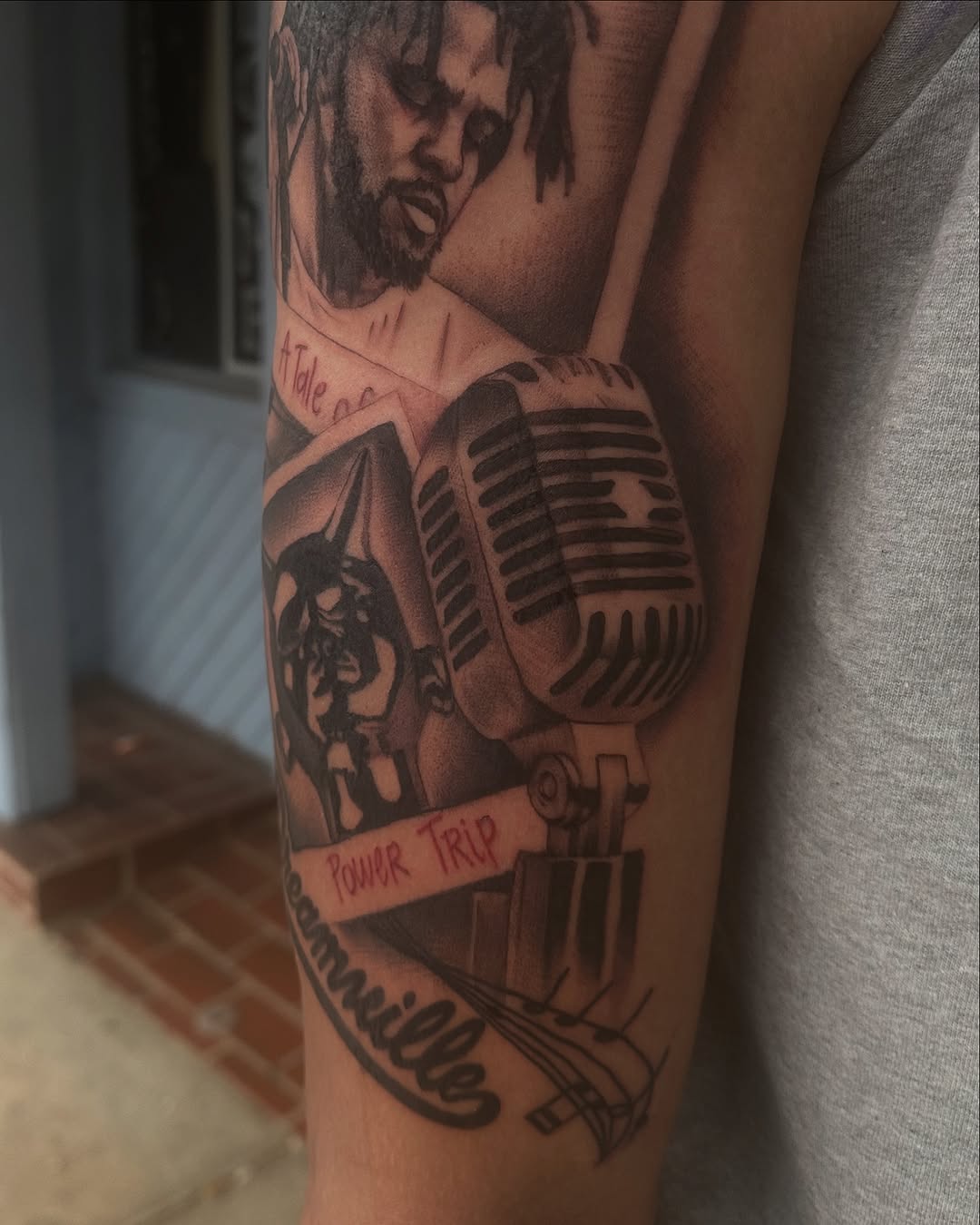 Tattoo by @theehotcoworker — realism, black_and_grey