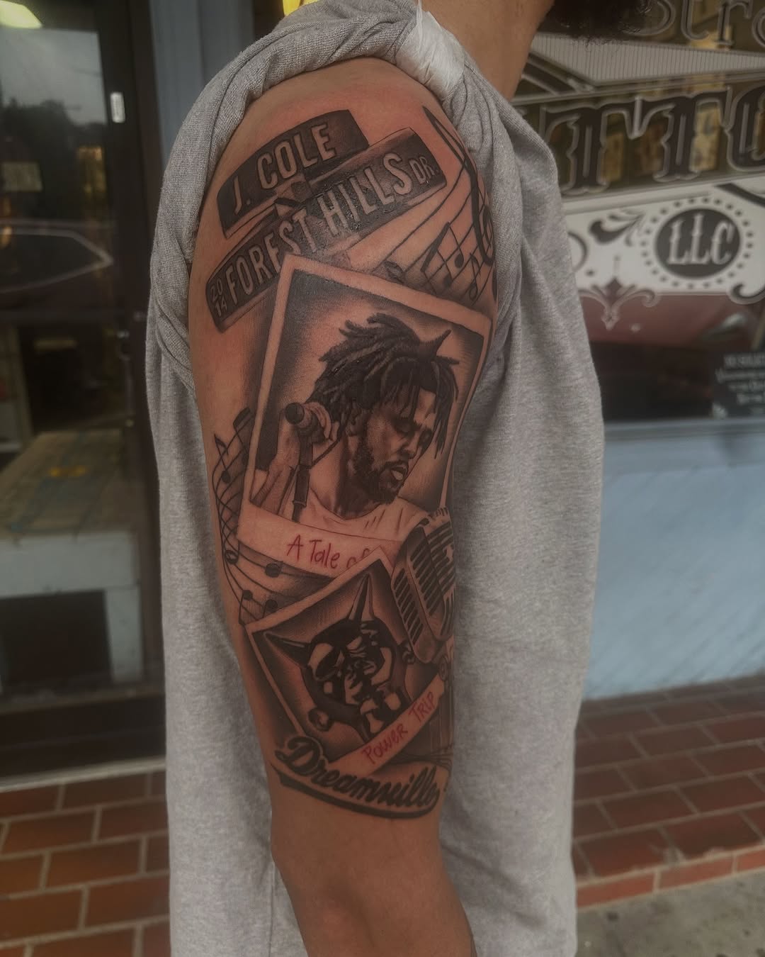 Tattoo by @theehotcoworker — realism, black_and_grey