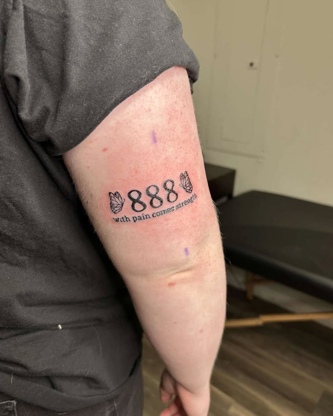 Tattoo by @jabbedbyjess — lettering_script, fine_line