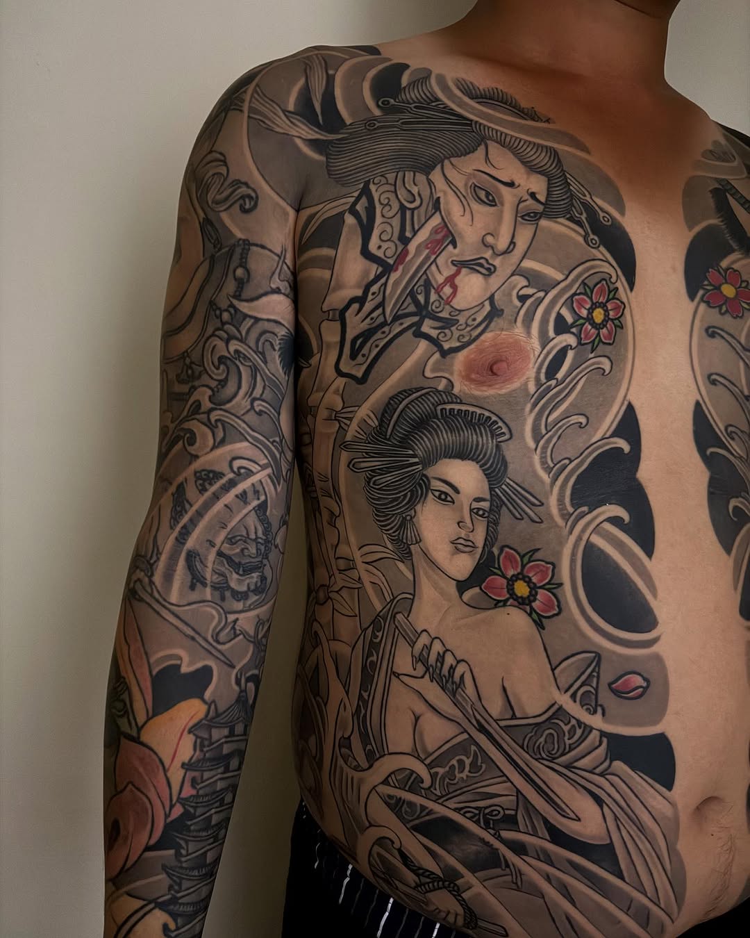 Tattoo by @ictattoo_spoonek947 — japanese_irezumi, black_and_grey