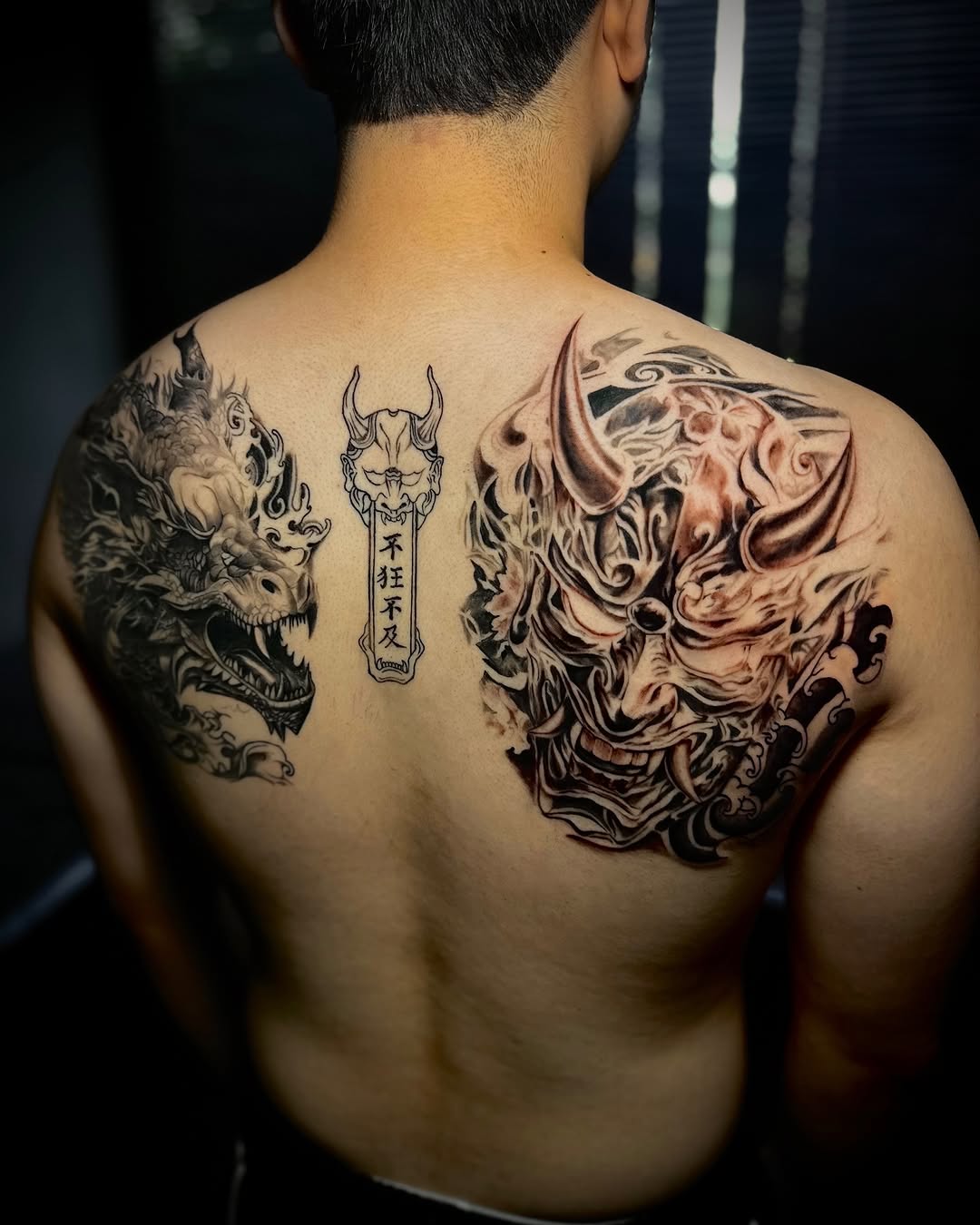 Tattoo by @h.tattooer_ — japanese_irezumi, black_and_grey