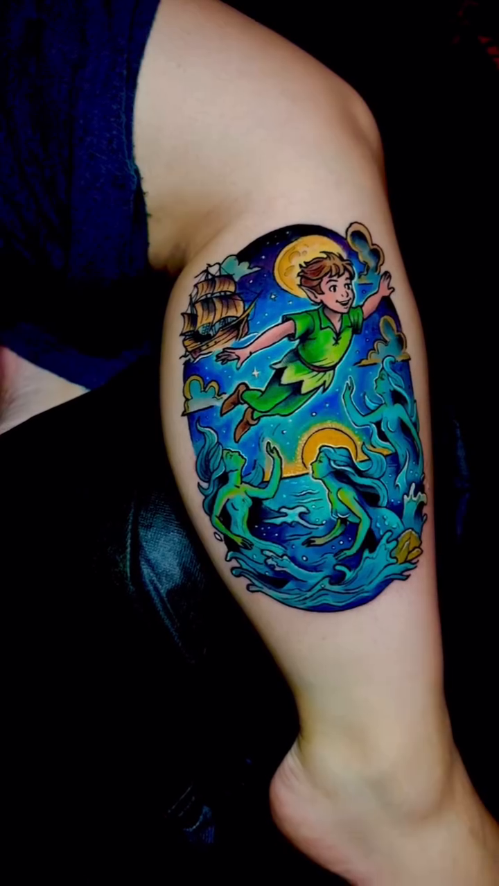 Tattoo by @joshmoontattoos — new_school, anime