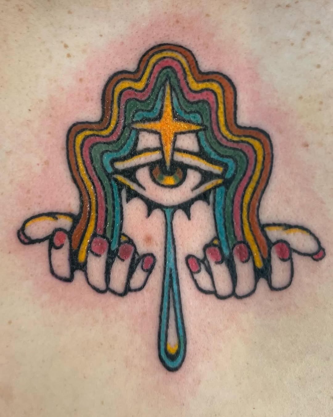 Tattoo by @rachelradiant — new_school, surrealism