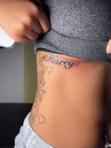 Tattoo by @mciinks โ lettering_script, fine_line