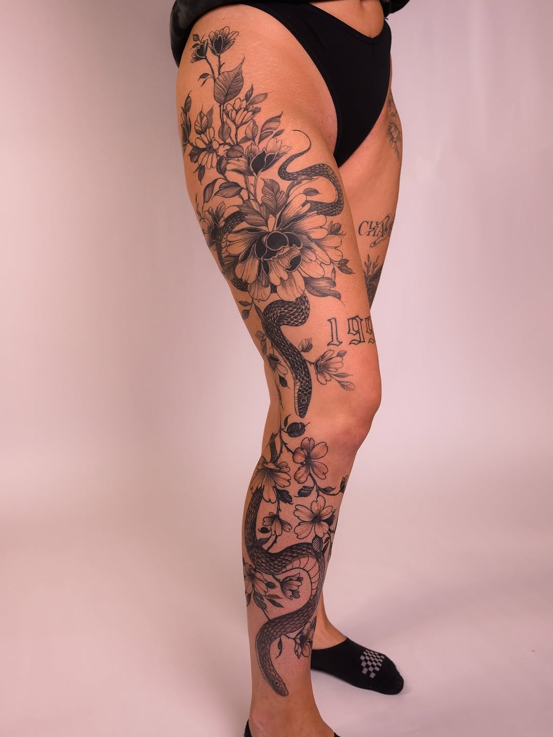 Tattoo by @simwerks — illustrative, black_and_grey