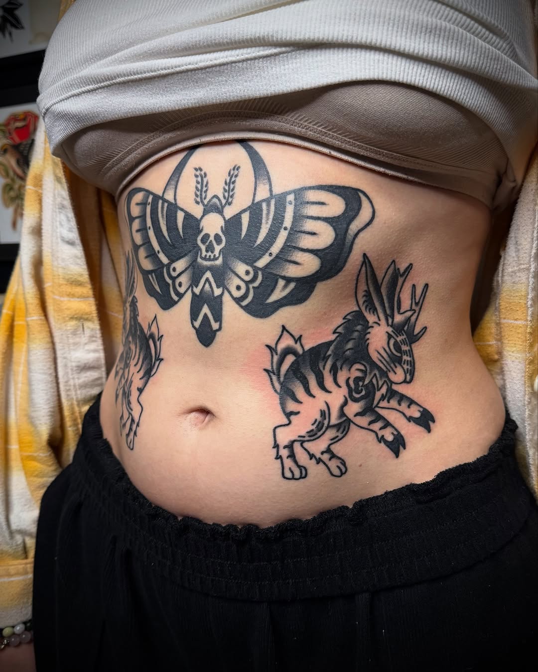 Tattoo by @blvck.trad — american_traditional, black_and_grey