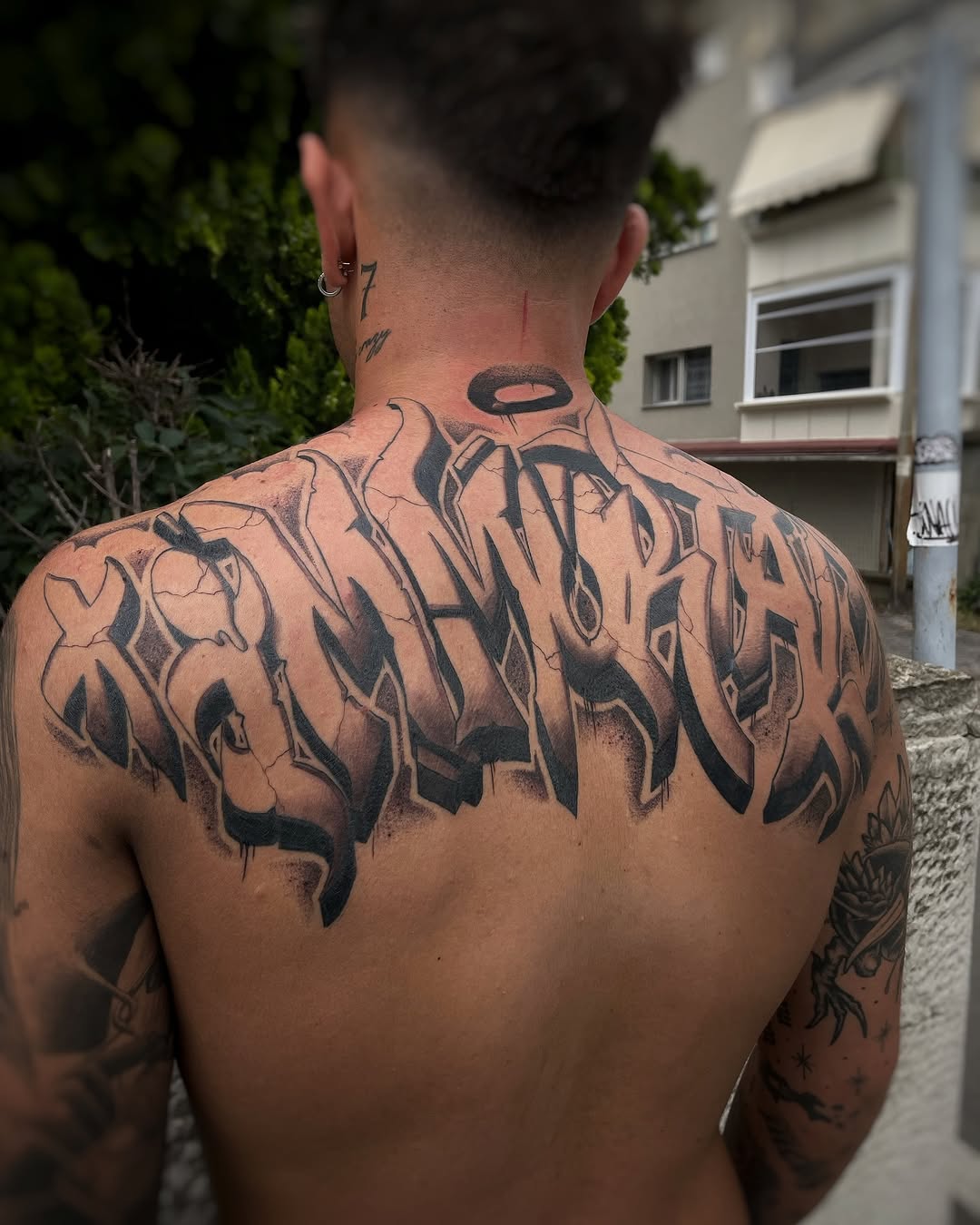 Tattoo by @blot_tattoo — lettering_script, blackwork