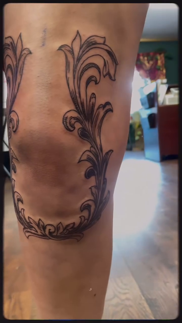 Tattoo by @buttontattoos — ornamental, black_and_grey