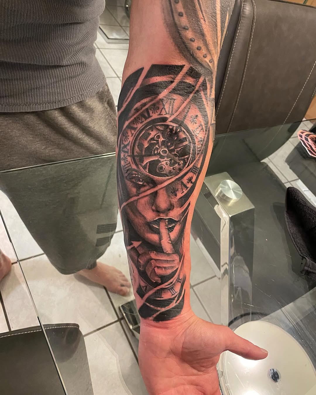 Tattoo by @mauze_tattoos β black_and_grey, realism