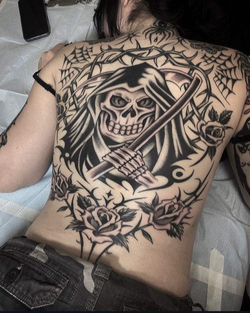 Tattoo by @alanpham — american_traditional, black_and_grey