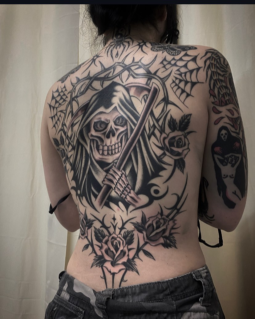 Tattoo by @alanpham — american_traditional, black_and_grey
