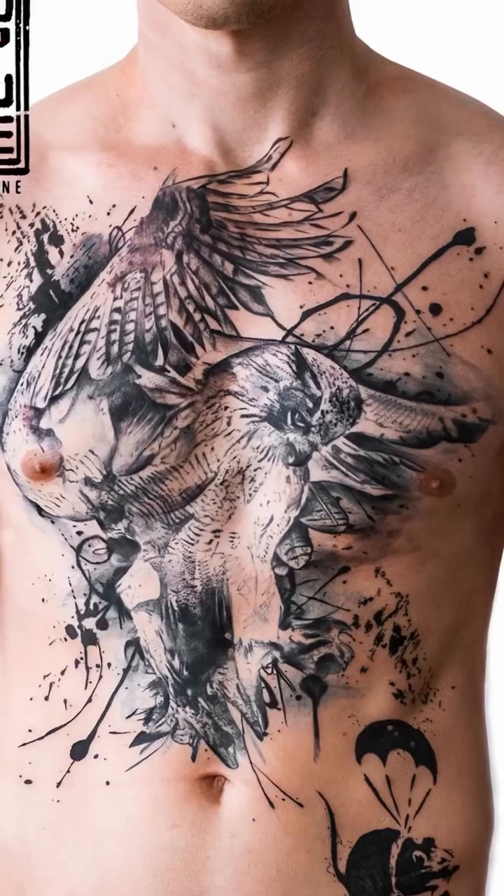 Tattoo by @supremedrone โ black_and_grey, realism