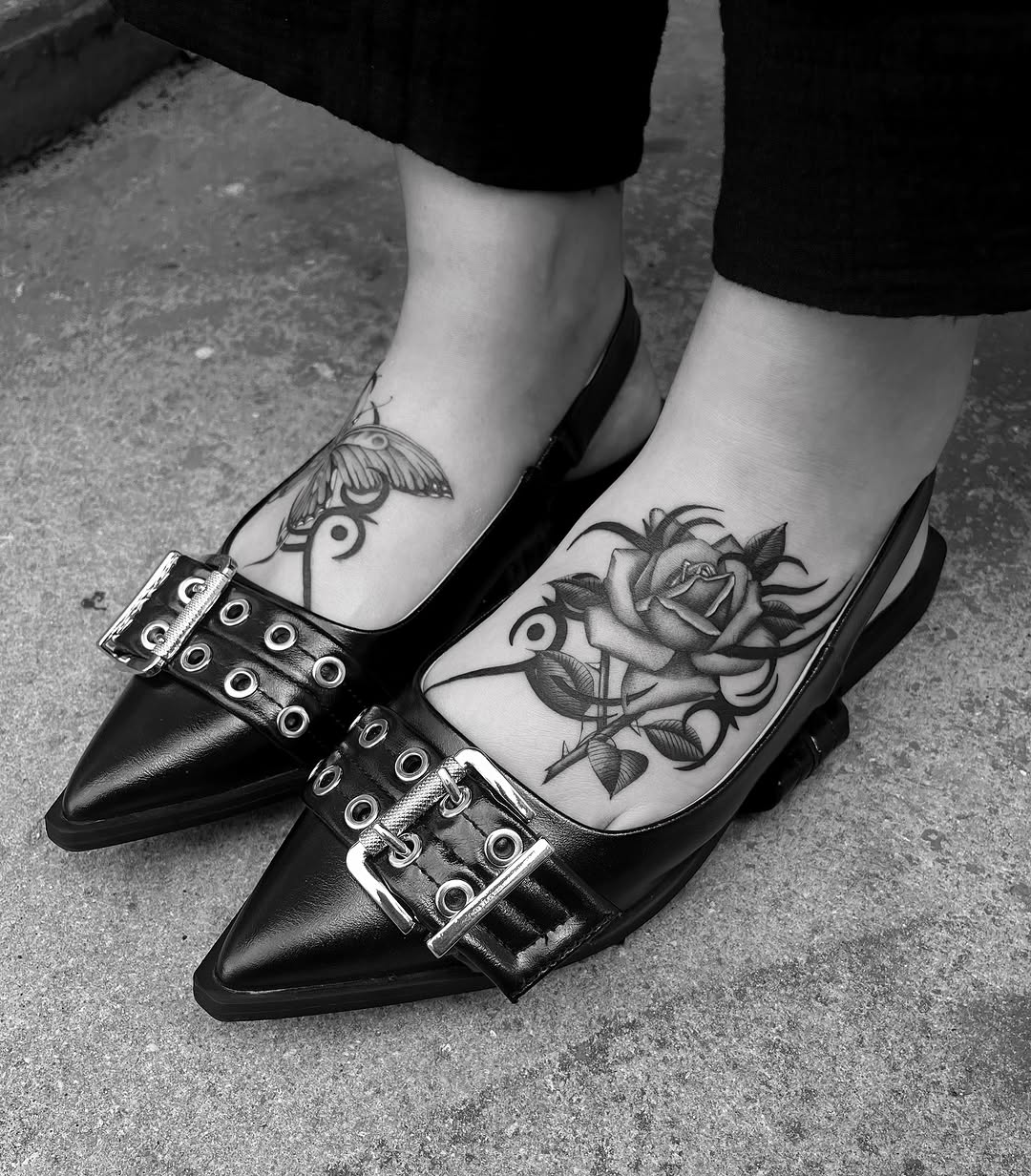 Tattoo by @chriscalibur_ — black_and_grey, realism