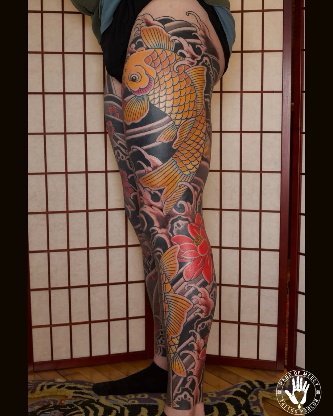 Tattoo by @jordaneppersonart — japanese_irezumi, black_and_grey