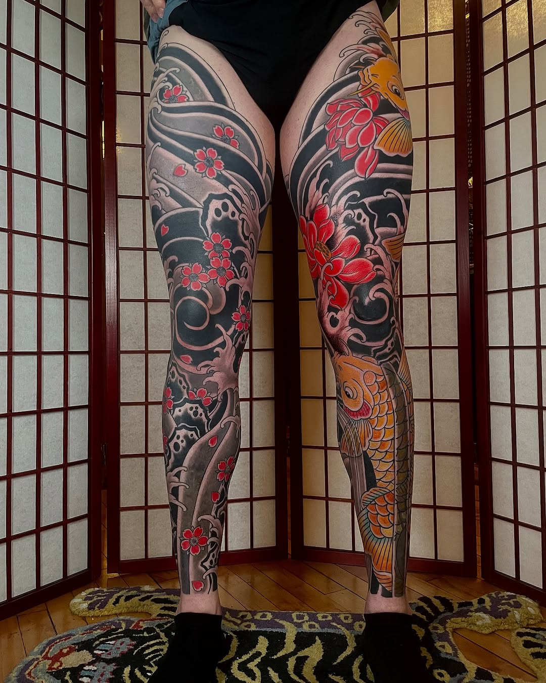 Tattoo by @jordaneppersonart — japanese_irezumi, black_and_grey