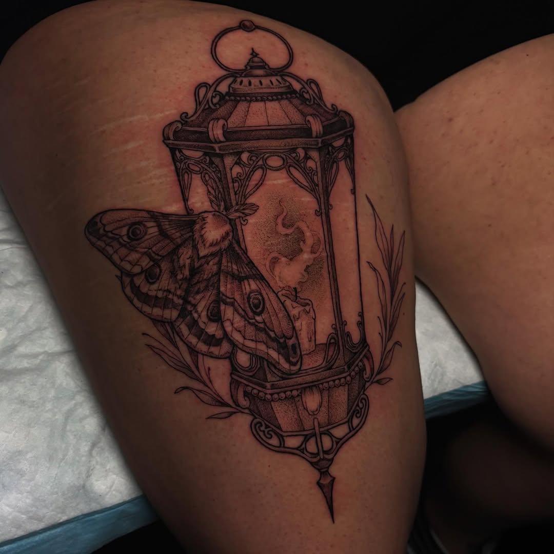Tattoo by @syddix_art — black_and_grey, illustrative