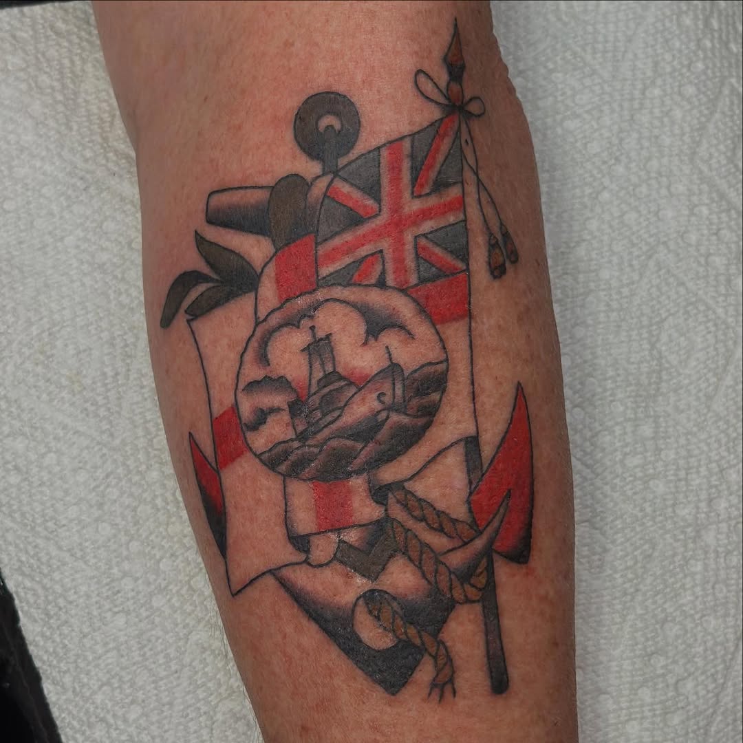 Tattoo by @ryleecoyote — american_traditional