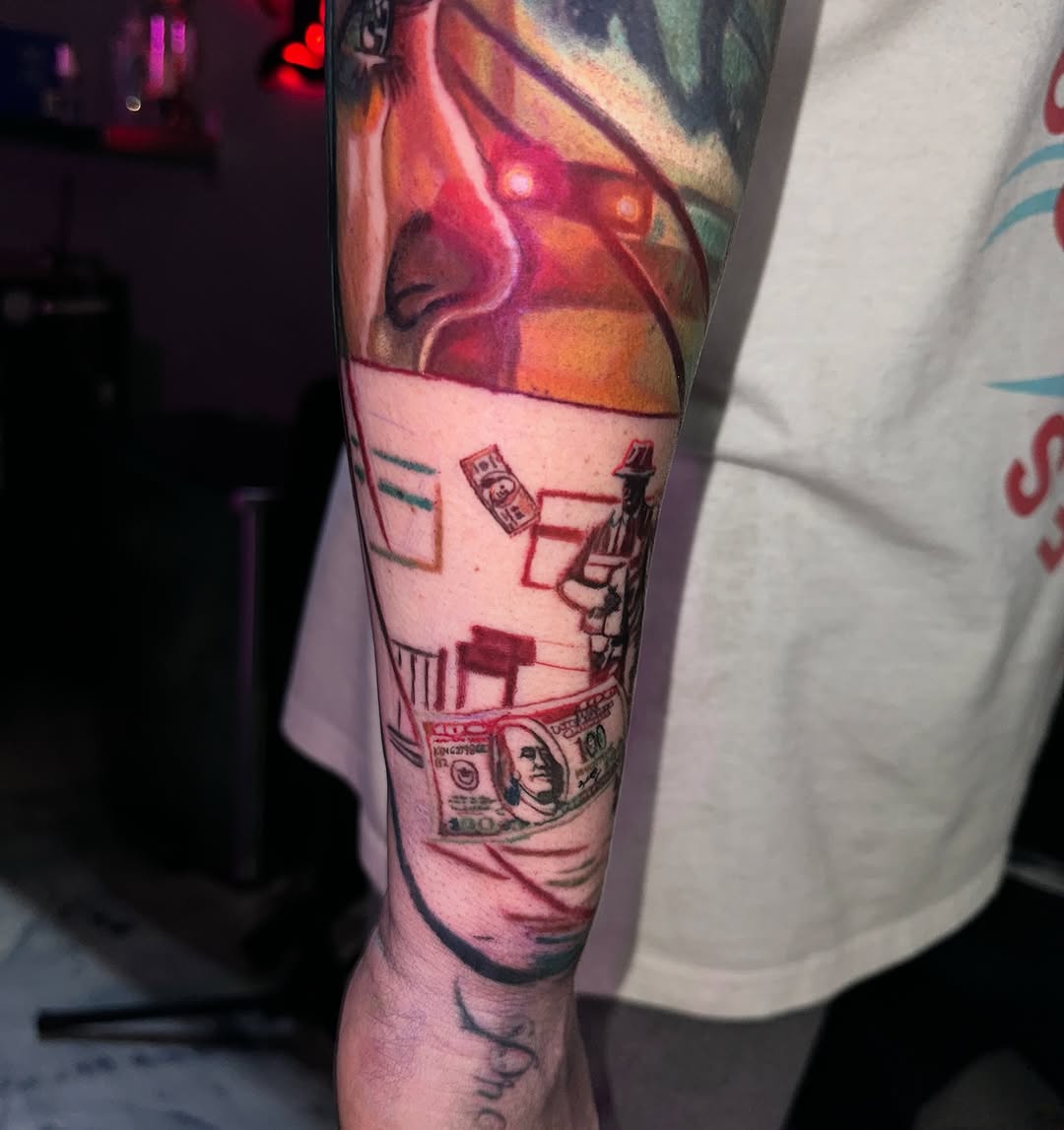 Tattoo by @herna.the.machine — realism, trash_polka