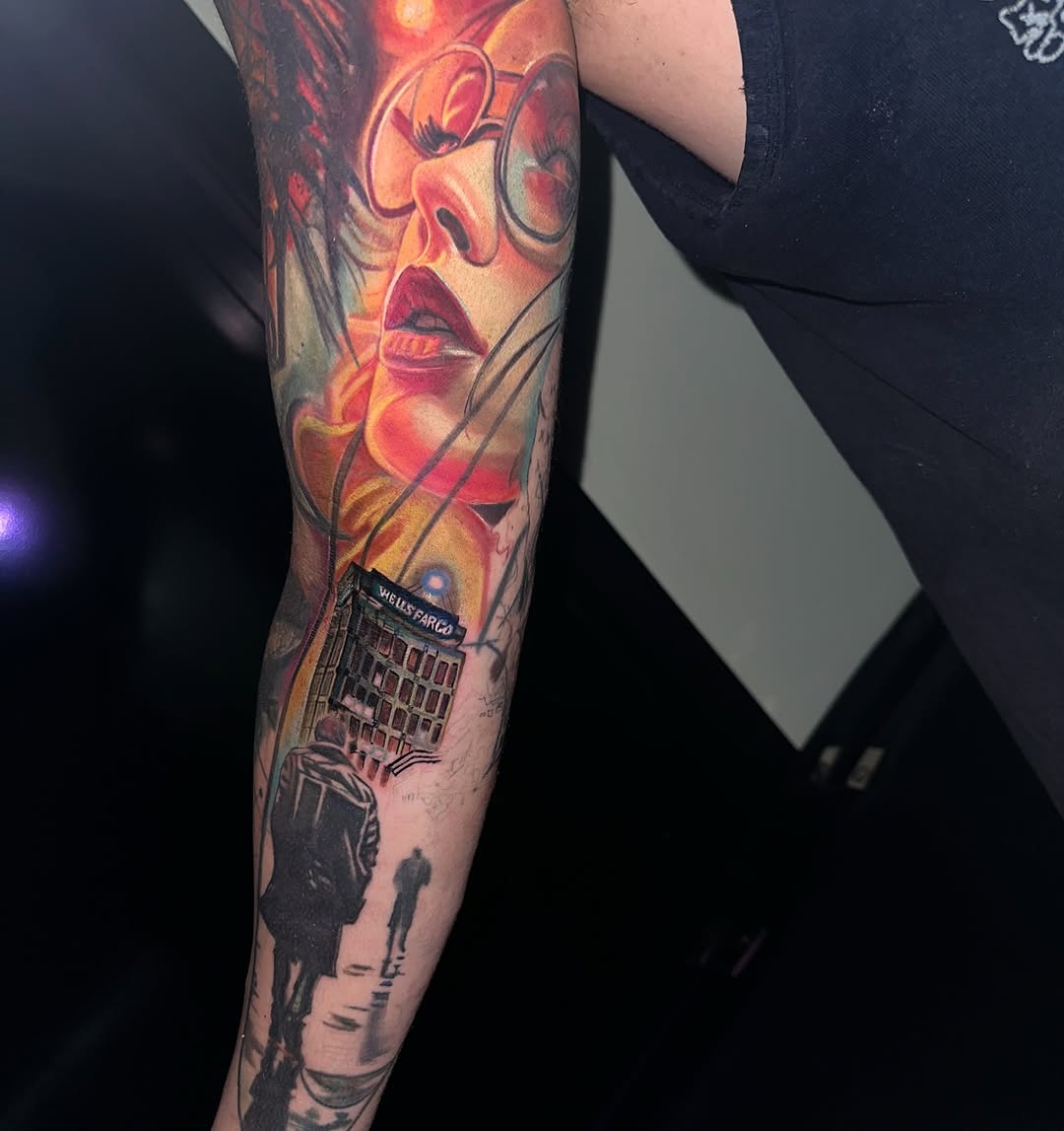 Tattoo by @herna.the.machine — realism, trash_polka