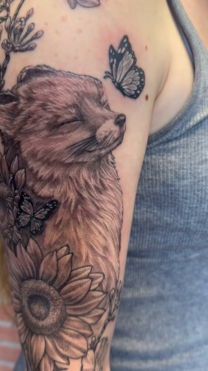 Tattoo by @zac_tattz — realism, black_and_grey