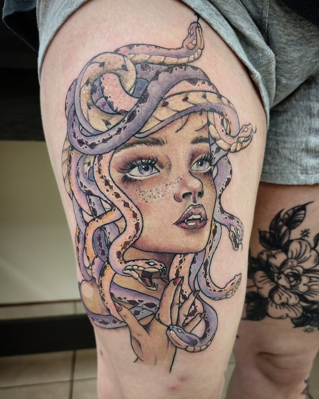 Tattoo by @yourferalfriend β neo_traditional, realism