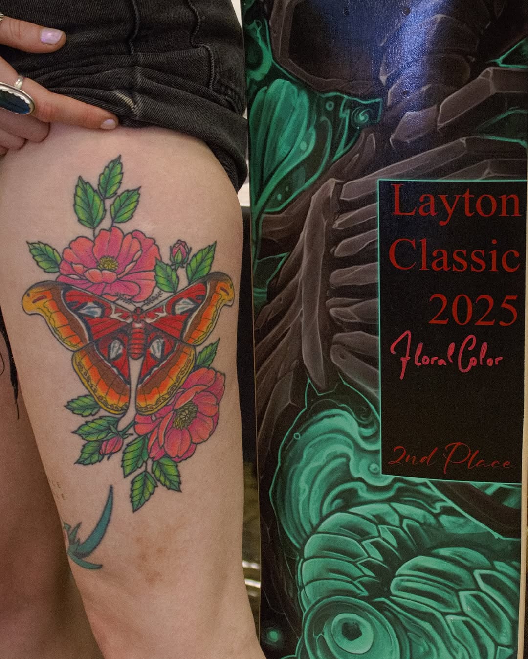 Tattoo by @persephoneink.co — illustrative, realism