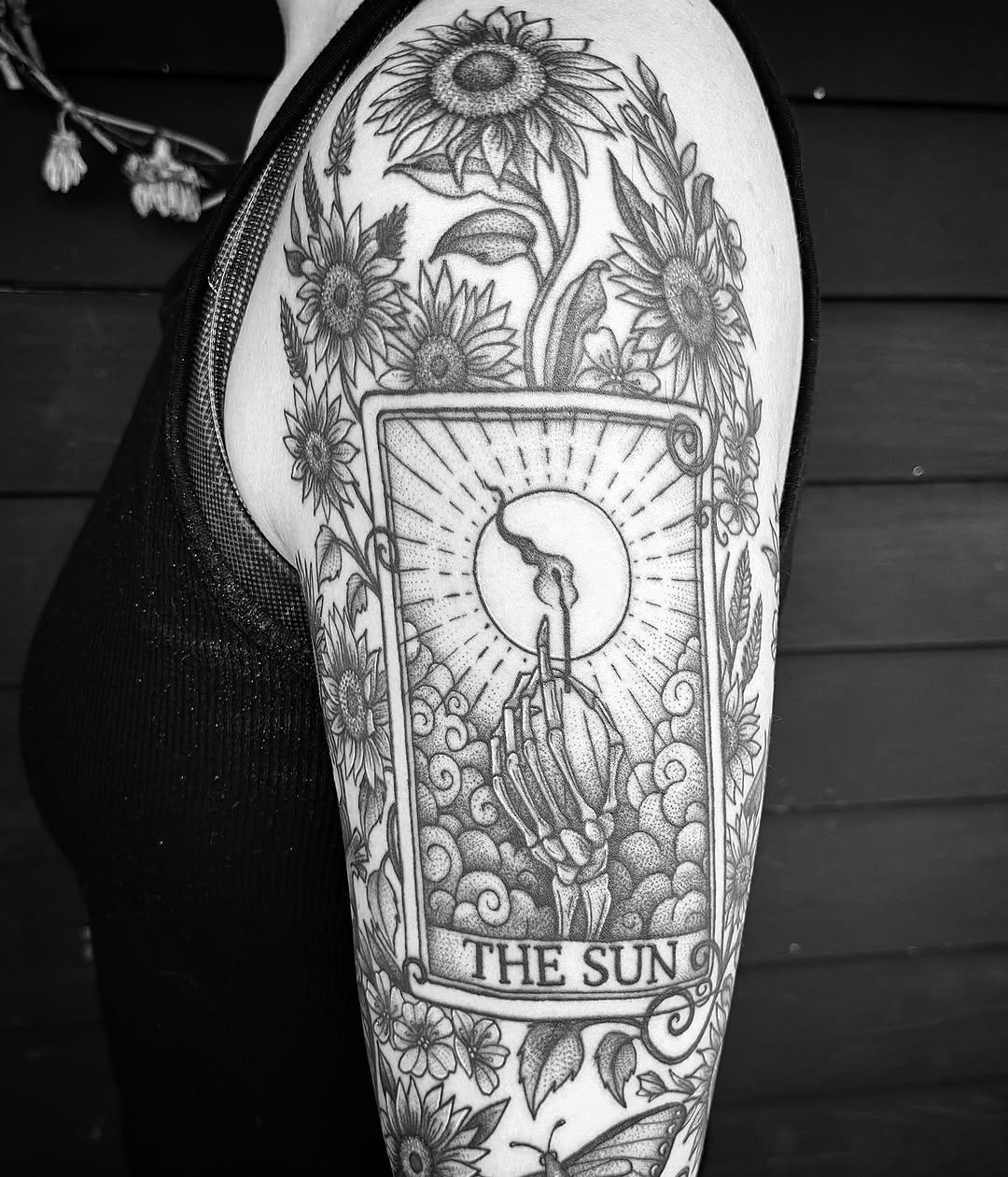 Tattoo by @breezytucker — illustrative, black_and_grey