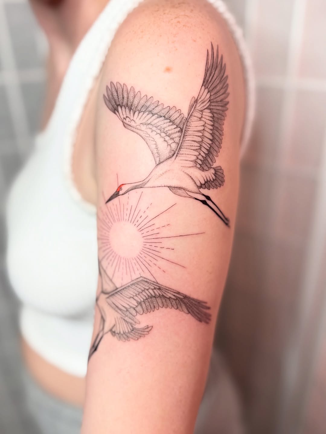 Tattoo by @dottedbydama — fine_line