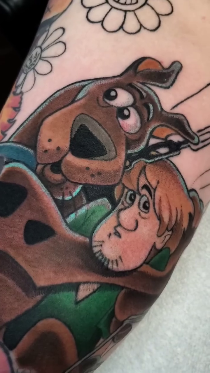 Tattoo by @batbonez — new_school, anime
