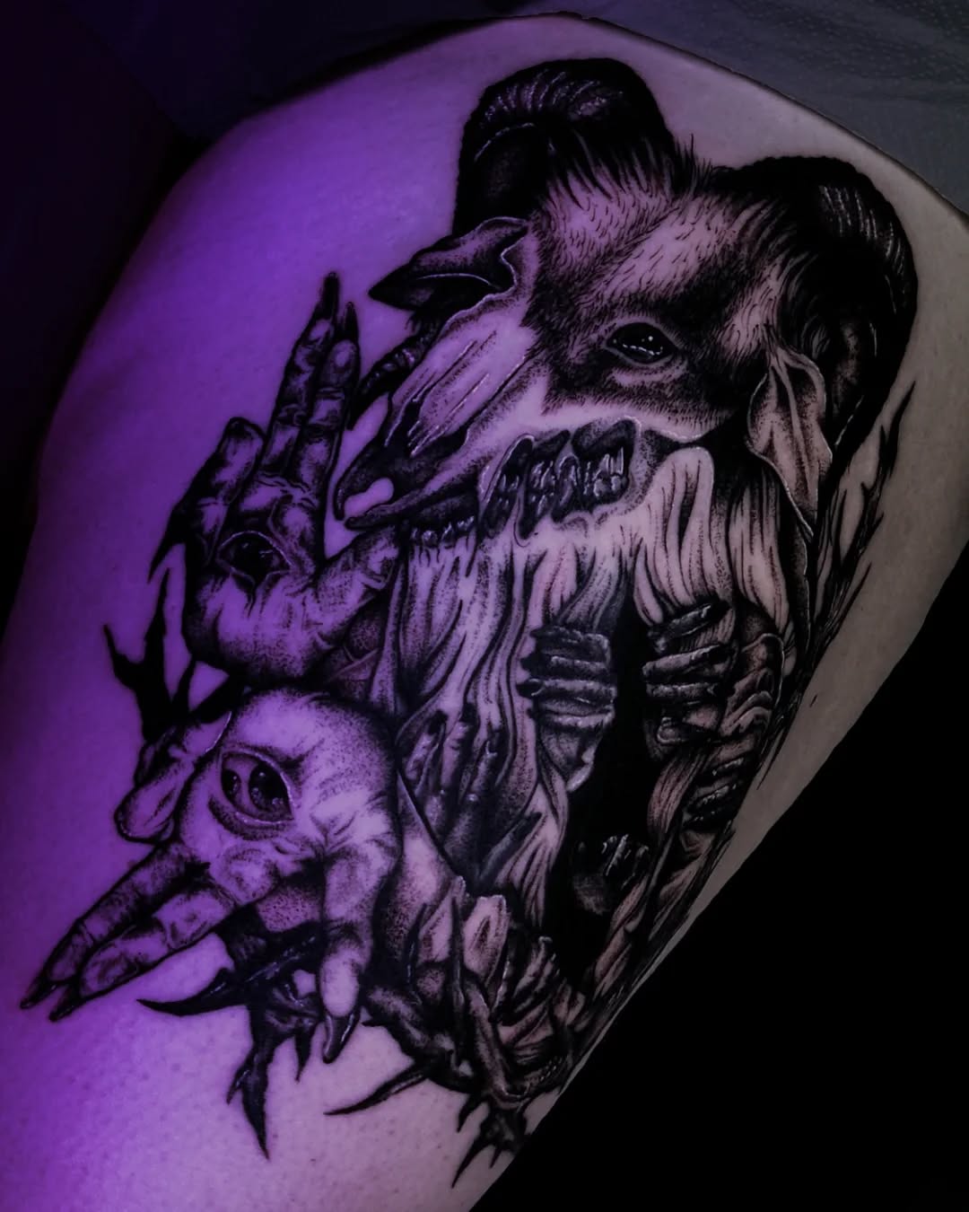 Tattoo by @anaink.ttt β dark_realism, black_and_grey