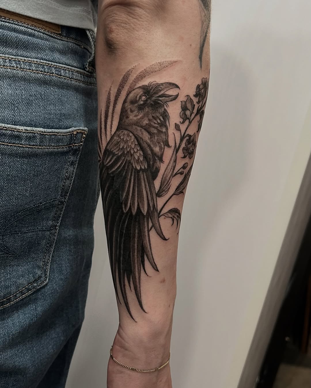 Tattoo by @katelynbraun.art — black_and_grey, realism